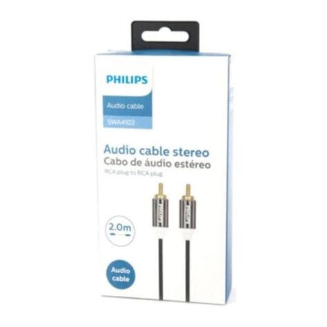 Cable Auxiliar De Audio Jack 3.5 A Jack 3.5 PD 2Mts Philips-1