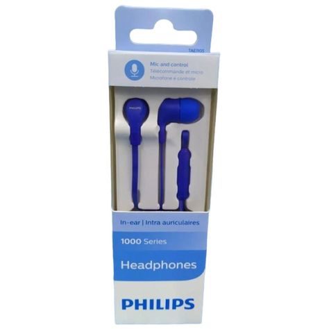 Audifono Manos Libres Jack 3.5 Azul InEar TAE1105 Philips-0