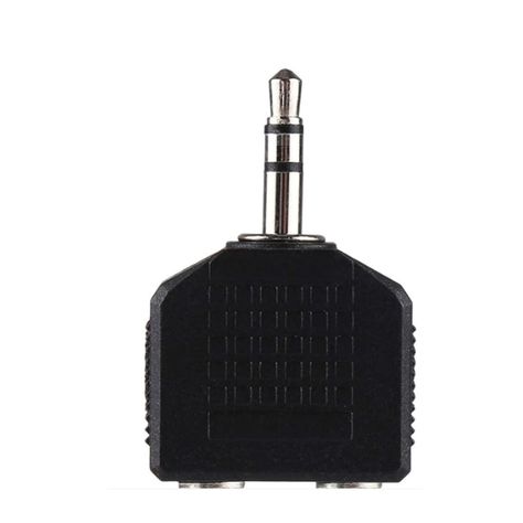 Adaptador De Audio 2 En 1 2 Hembras 3.5mm-0