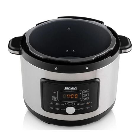 Olla A Presion Slow Cook Digital 5L 900W Acero TH-40PC Thomas-3