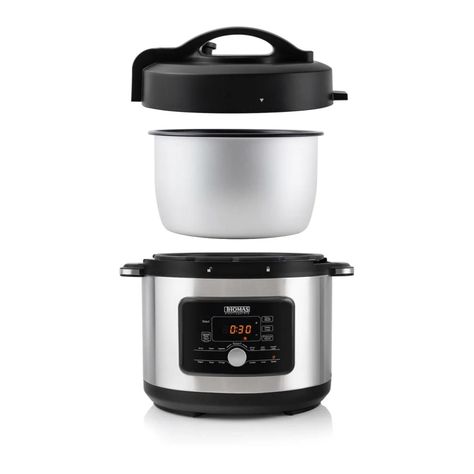 Olla A Presion Slow Cook Digital 5L 900W Acero TH-40PC Thomas-5