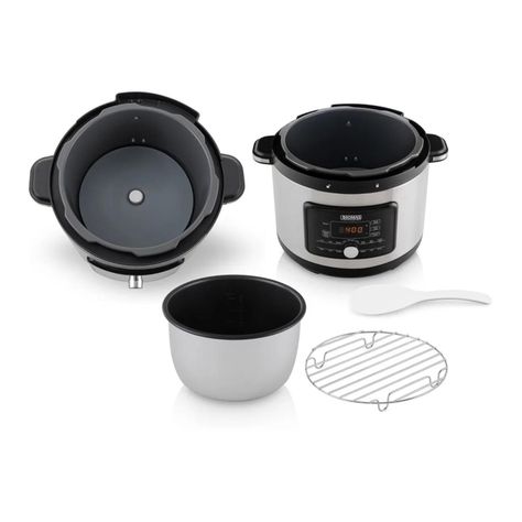 Olla A Presion Slow Cook Digital 5L 900W Acero TH-40PC Thomas-6