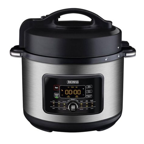 Olla A Presion Slow Cook Digital 5L 900W Acero TH-40PC Thomas-0