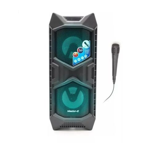 Parlante Bluetooth Microfono USB AUX 10W RMS RGB Wolf Master G-1