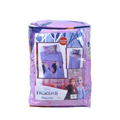 Plumon 1.5 Plazas Microfibra Infantil Morado Frozen-0