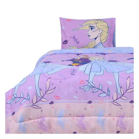 Plumon 1.5 Plazas Microfibra Infantil Morado Frozen-1