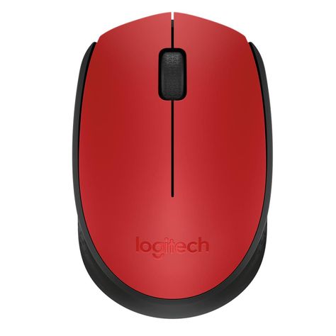 Mouse Inalambrico USB Pequeño Oficina M170 Rojo Logitech-0