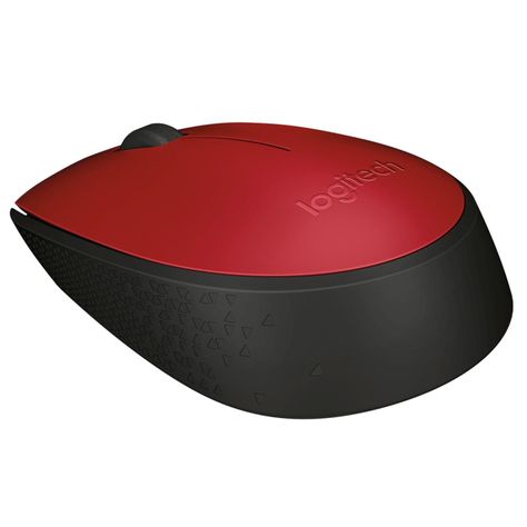 Mouse Inalambrico USB Pequeño Oficina M170 Rojo Logitech-1