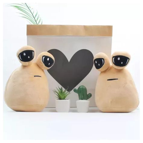 Juguete Peluche Mi Mascota Alien Pou 20cm Beige Infantil-4
