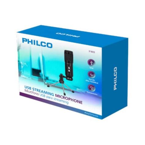 Kit Grabacion Microfono Con Antipop Y Soporte Philco-2