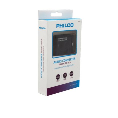 Conversor De Audio Digital Optico Coaxial A Analogo RCA Philco-2