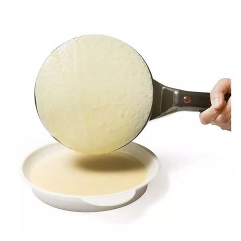 Maquina Panqueques Crepe Antiadherente 800W Blanik-1