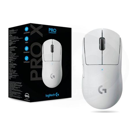 Mouse Inalambrico USB Pro X 5 Botones 25600 DPI Blanco Superlight Logitech-5