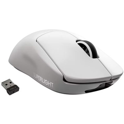 Mouse Inalambrico USB Pro X 5 Botones 25600 DPI Blanco Superlight Logitech-1