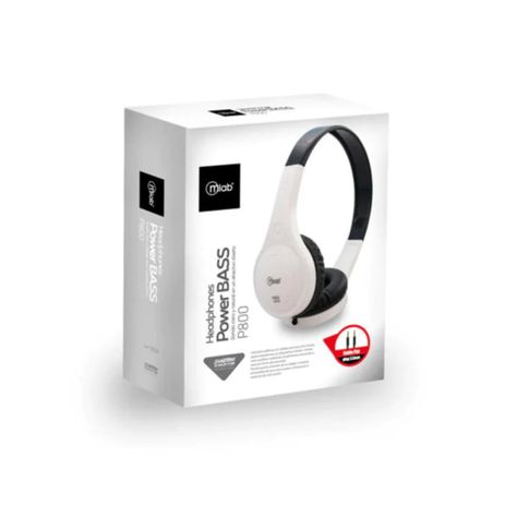 Audifonos HeadBand Jack 3.5mm Blanco P800 Mlab-2