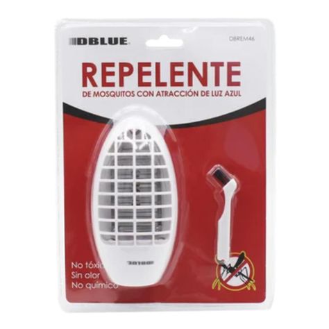 Repelente De Mosquitos Electrico Con Luz LED Azul Dblue-0