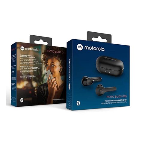 Audifonos Bluetooth TWS Recargables Negro Buds 085 Motorola-1