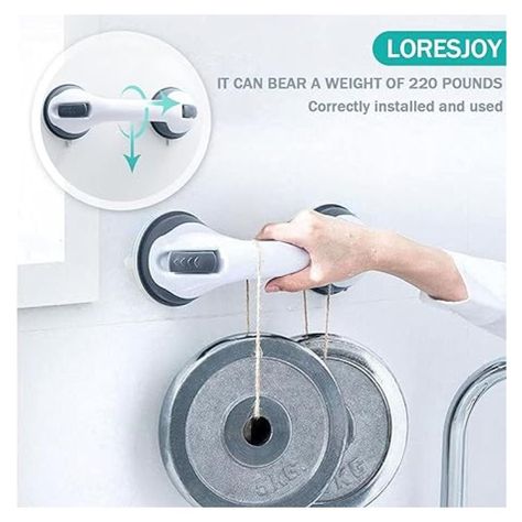 Manilla Agarradera Barra De Ayuda Para Baño Ducha Blanco-3