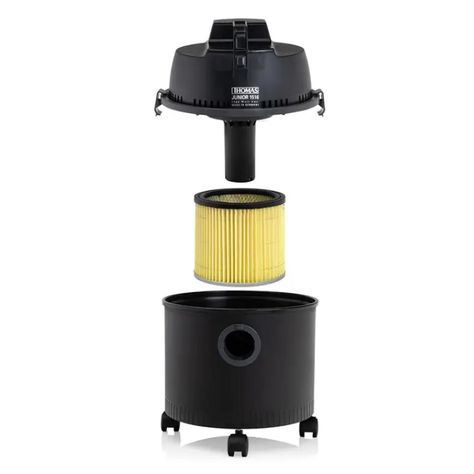 Aspiradora Tambor 16L 1500W Polvo Agua Negro TH-1516 Junior-5