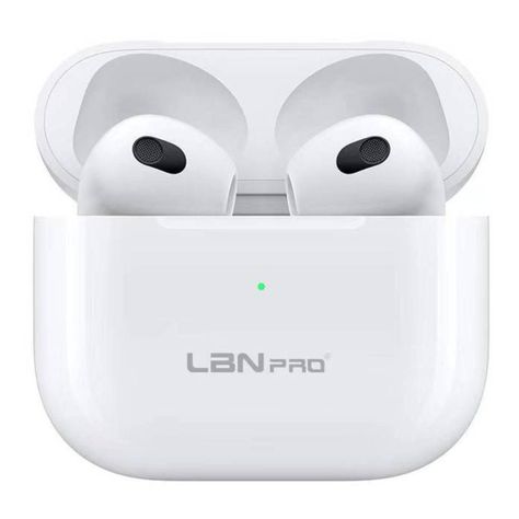 Audifonos Bluetooth TWS Recargables Blanco ANC Pro-0