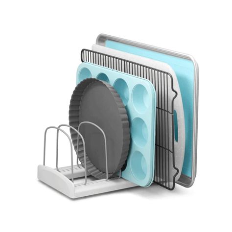 Organizador De Bandejas Y Moldes Para Reposteria Cocina-0