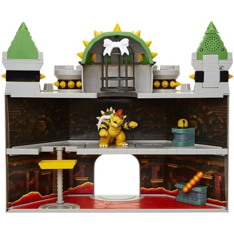 Juguete Escena Batalla Castillo De Bowser Mario Nintendo-2