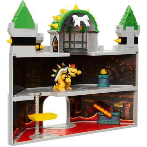 Juguete Escena Batalla Castillo De Bowser Mario Nintendo-1
