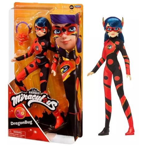 Juguete Figura Muñeca Dragonbug 28cm Miraculous-4
