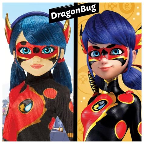 Juguete Figura Muñeca Dragonbug 28cm Miraculous-5
