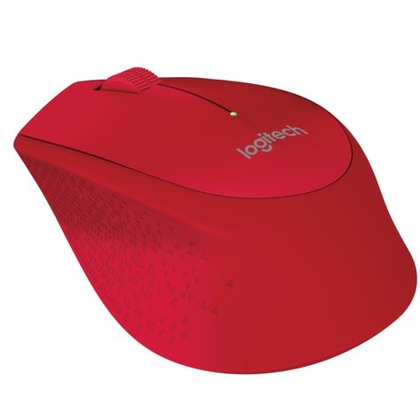 Mouse Inalambrico USB 3 Botones  M280 Rojo Logitech-1