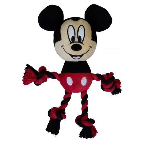 Juguete Interactivo Para Mascotas Mickey Mouse Tierno Rojo-0