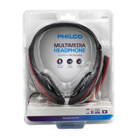 Audifono Multimedia Jack 3.5 Videoconferencia Headset Philco-1