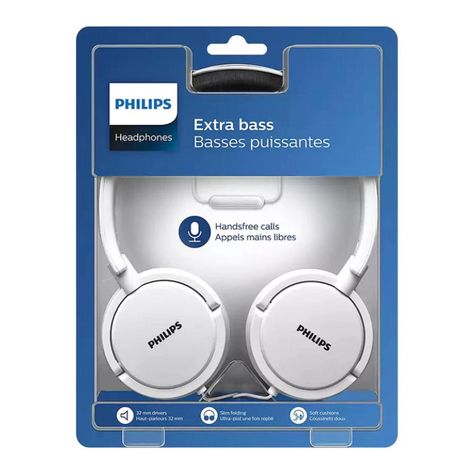 Audifono Manos Libres Jack 3.5 OverEar Blanco HL5005 Philips-2