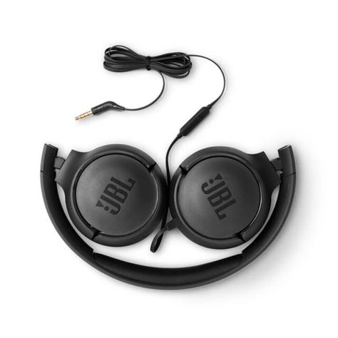 Audifonos Alambricos Manos Libres OnEar Pure Bass Negro Tune T500-4