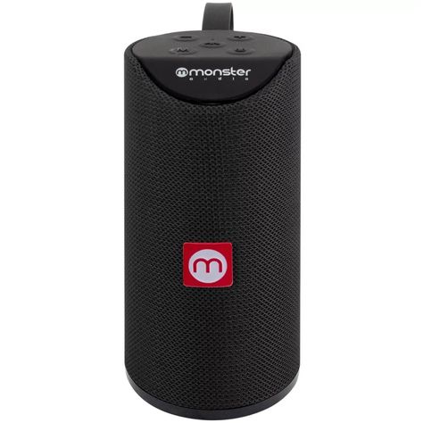 Parlante Inalambrico Bluetooth TWS AUX Micro SD Negro Monster-0