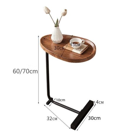 Mesa De Centro O Lateral Living Cafe 70x45x30cm-1