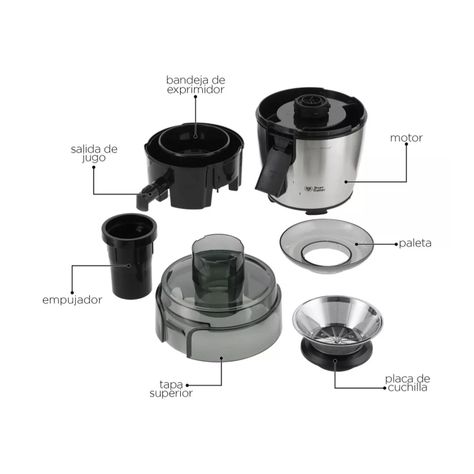 Extractor De Jugos 700W Nutrismart Gris Ursus Trotter-2