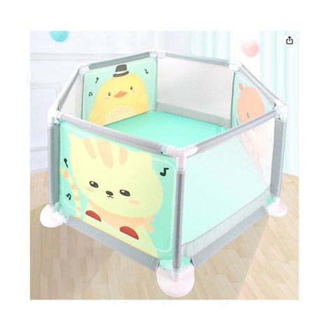 Corral Plegable Con Malla Para Bebe Infantil-2