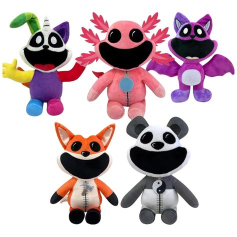 Juguete Pack 6 Peluches Smiling Critters 30cm Infantil-6