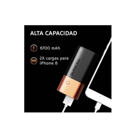 PowerBank Cargador Portatil 6700mAh Carga Rapida-5