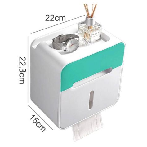 Dispensador Y Organizador De Papel Higienico Y Pañuelos-1
