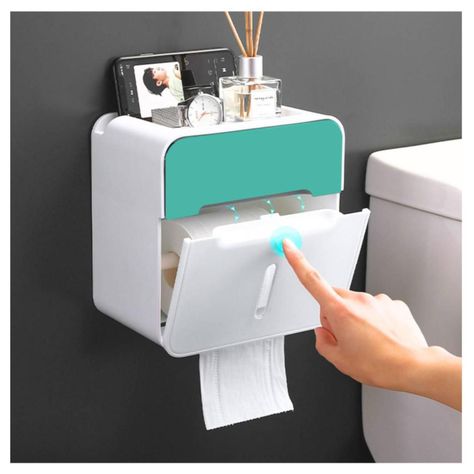 Dispensador Y Organizador De Papel Higienico Y Pañuelos-2