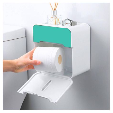 Dispensador Y Organizador De Papel Higienico Y Pañuelos-3