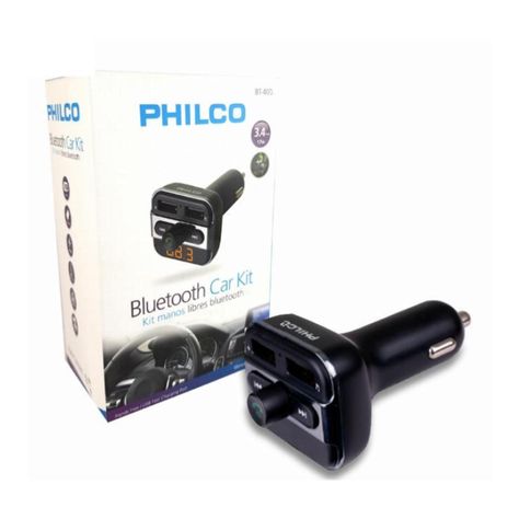 Transmisor Bluetooth Fm Sd USB Manos Libres Philco-1