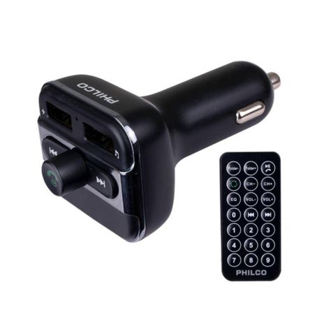 Transmisor Bluetooth Fm Sd USB Manos Libres Philco-0