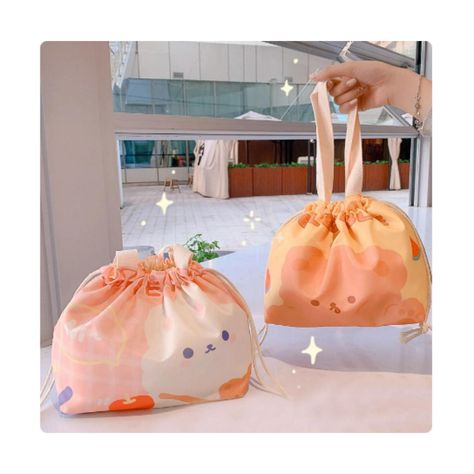Lonchera Bolsa Termica 21x22 Oso Cafe Naranja-3