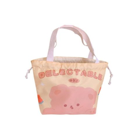 Lonchera Bolsa Termica 21x22 Oso Cafe Naranja-0