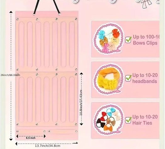 Organizador colgante de accesorios de pelo 00158-2