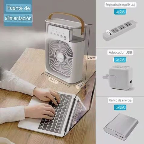 Ventilador humidificador usb 00192-1
