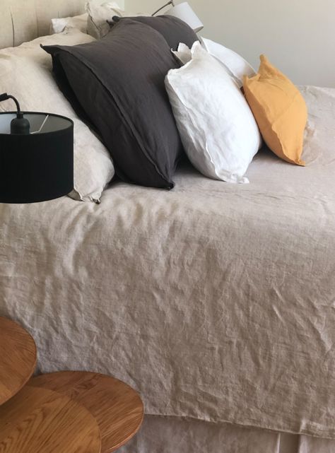 Funda de Almohada Lino - King 50x90 cms - Gris Oscuro - Naturalino-3